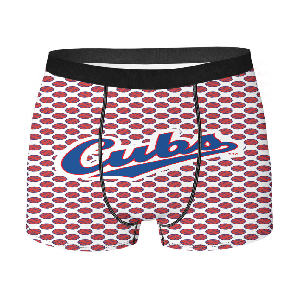 Chicago Cubs Baseball Polka Dot Men'S Boxer Briefs