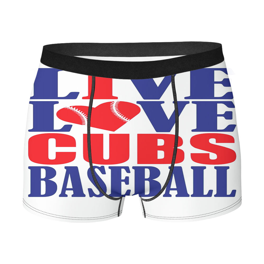 Chicago Cubs Baseball Quotes Men'S Boxer Briefs