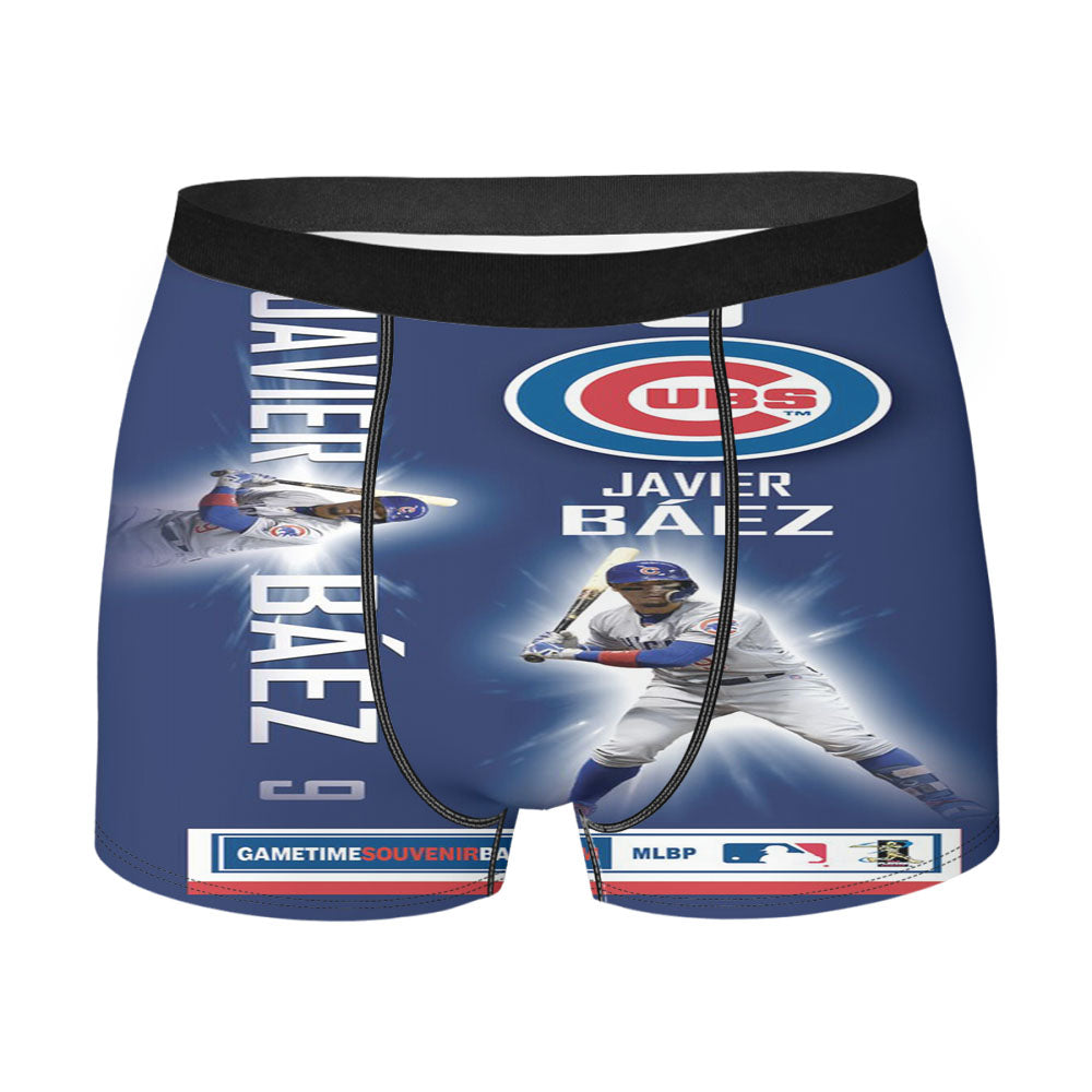 Chicago Cubs Baseball Vintage Men'S Boxer Briefs