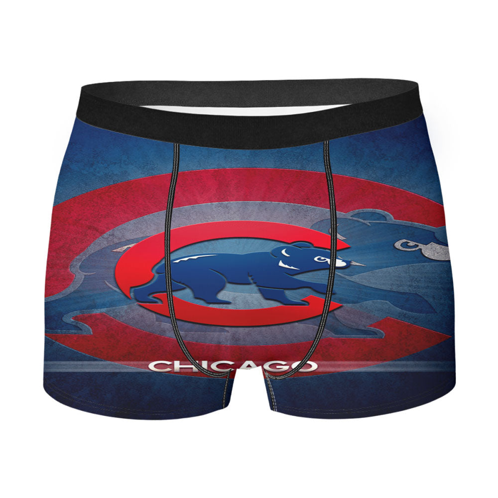 Chicago Cubs Bear Men'S Boxer Briefs