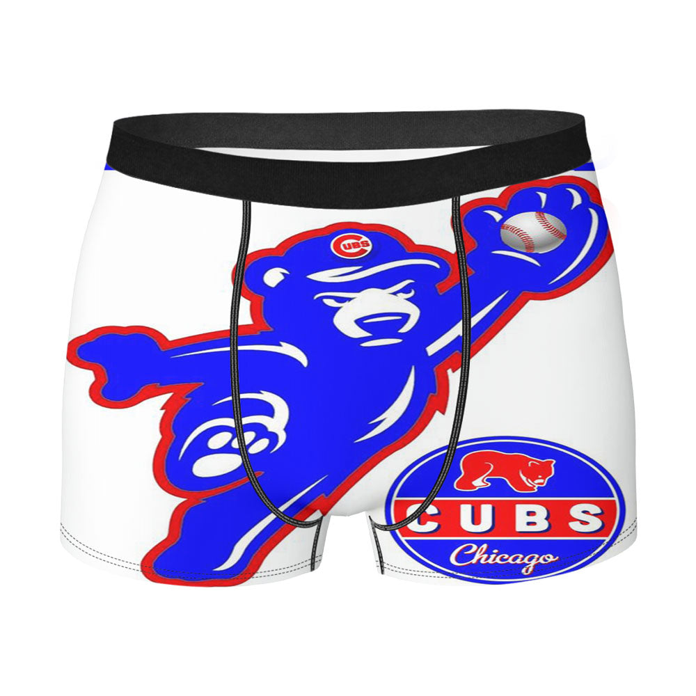 Chicago Cubs Bear Ba Men'S Boxer Briefs