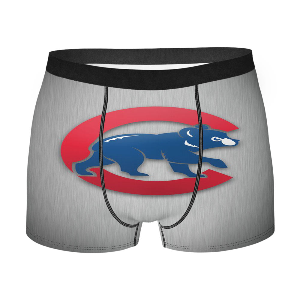 Chicago Cubs Bear M Men'S Boxer Briefs