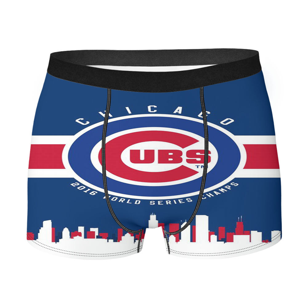 Chicago Cubs Blues Men'S Boxer Briefs