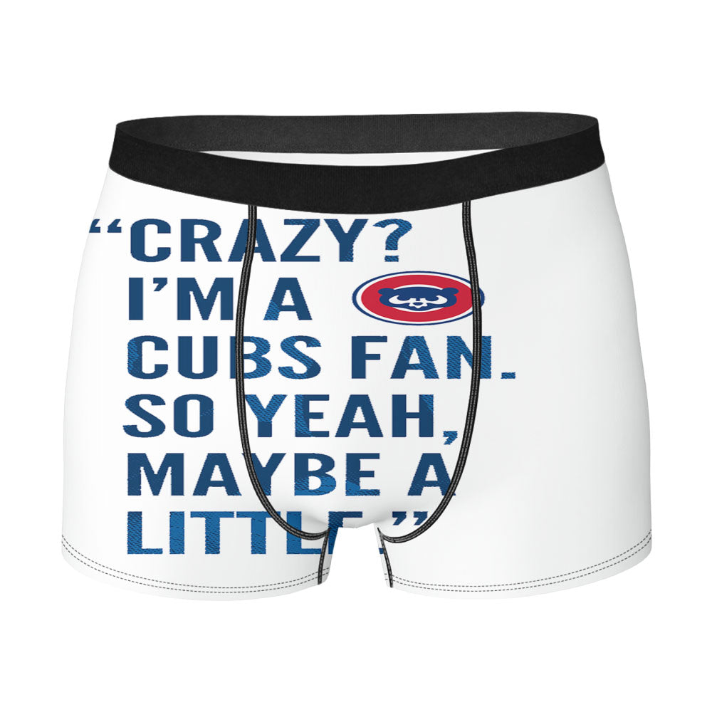 Chicago Cubs Fan Quotes Men'S Boxer Briefs