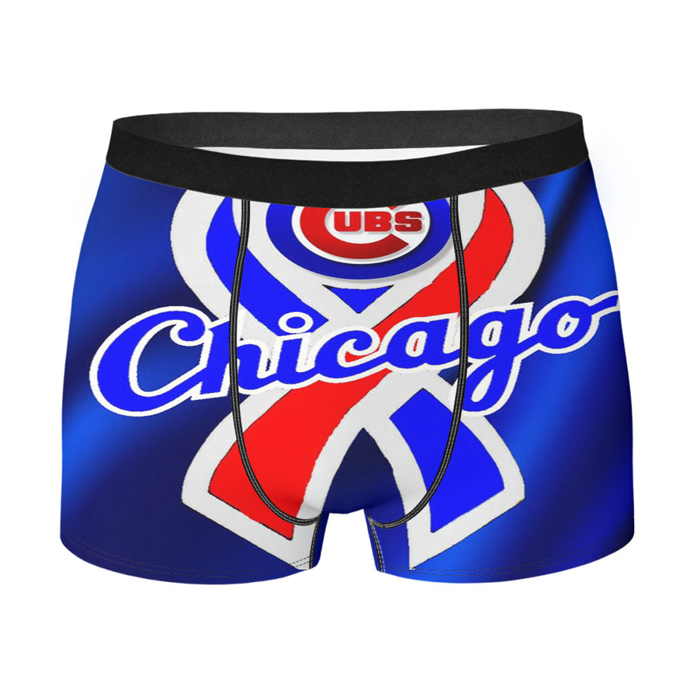 Chicago Cubs Flag Men'S Boxer Briefs
