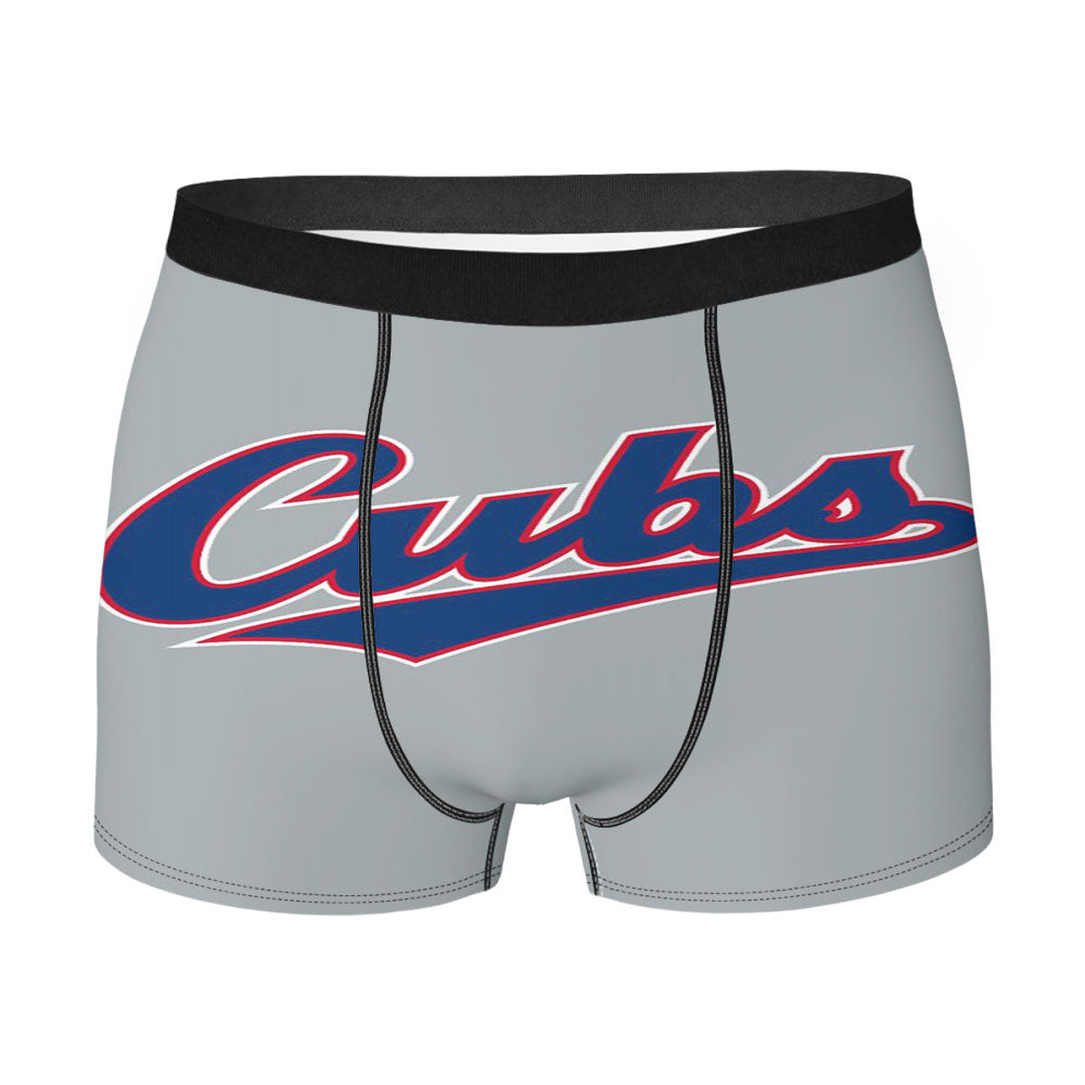 Chicago Cubs Font Men'S Boxer Briefs