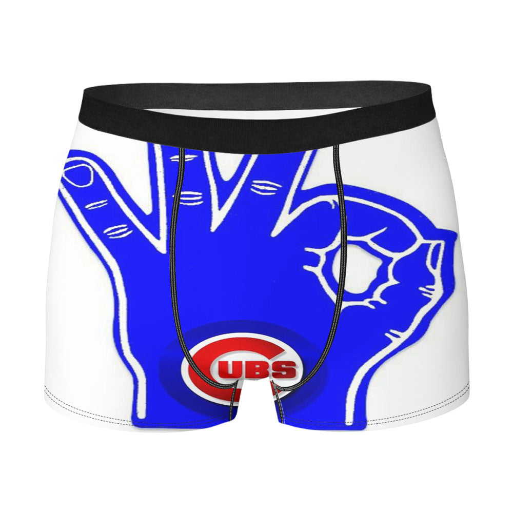 Chicago Cubs Hand Oke Men'S Boxer Briefs