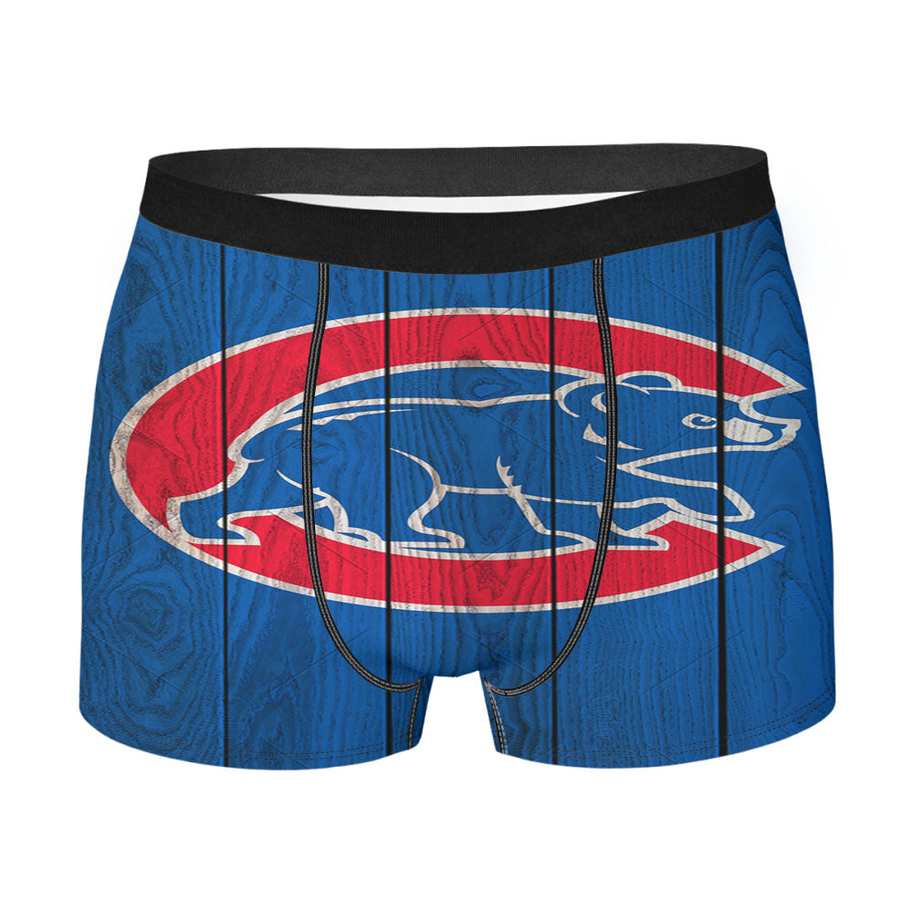 Chicago Cubs Home Baseball Men'S Boxer Briefs
