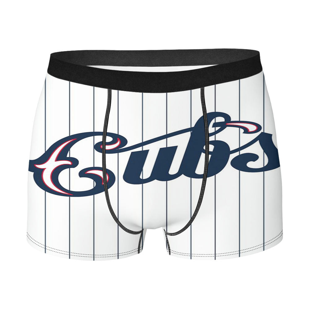 Chicago Cubs Street Stripe Men'S Boxer Briefs