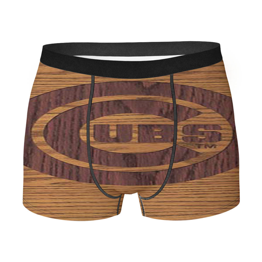 Chicago Cubs Woodcut Men'S Boxer Briefs
