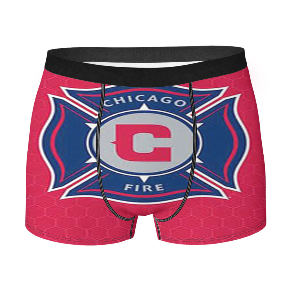Chicago Fire Logo Men'S Boxer Briefs