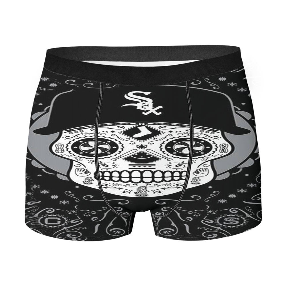 Chicago White Sox Skull Men'S Boxer Briefs
