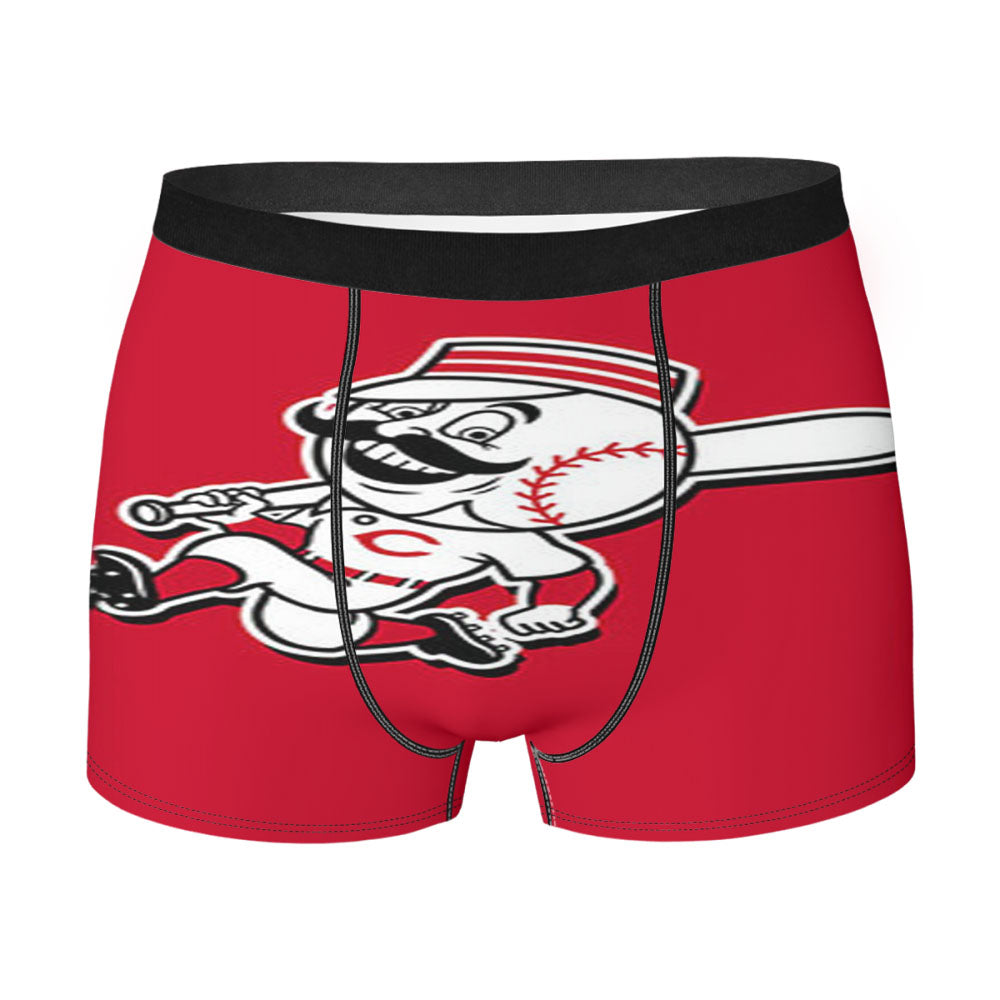 Cincinnati Baseball Logo Red Men'S Boxer Briefs