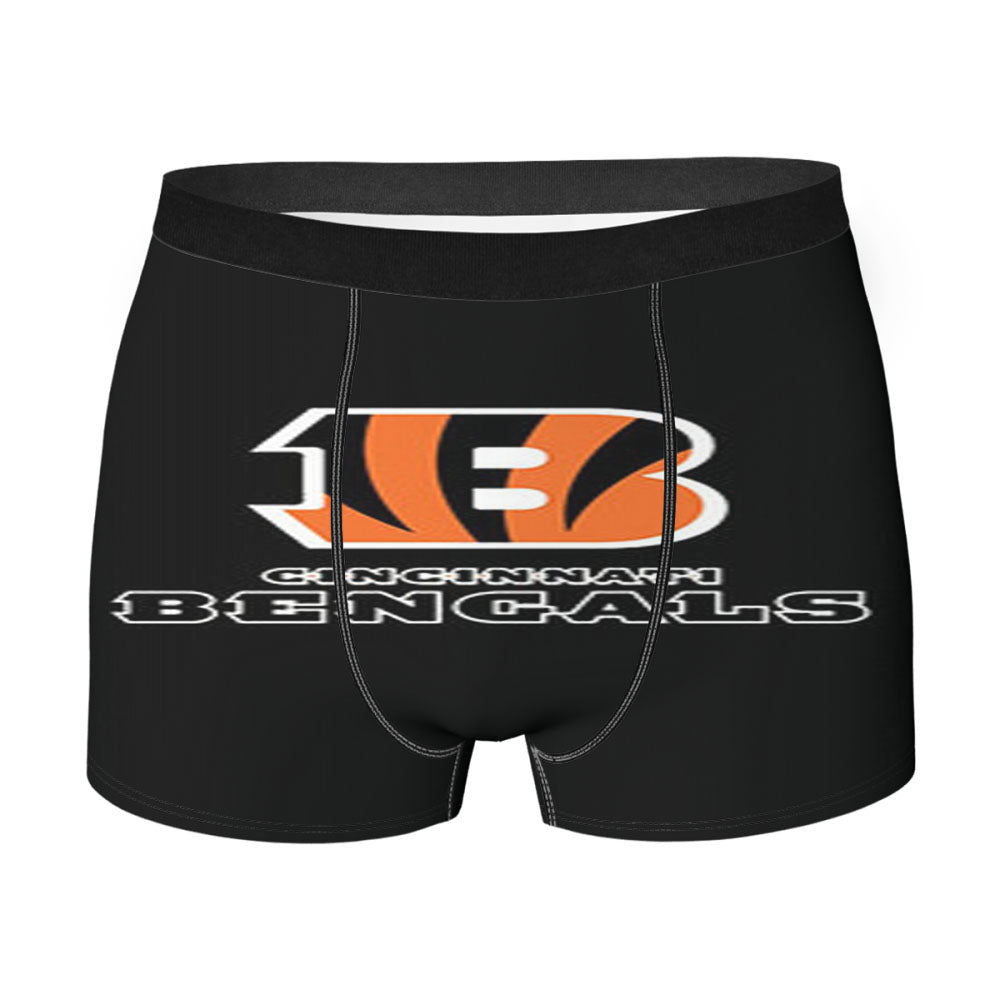 Cincinnati Bengals Black Men'S Boxer Briefs
