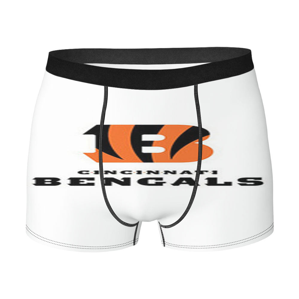 Cincinnati Bengals White Men'S Boxer Briefs