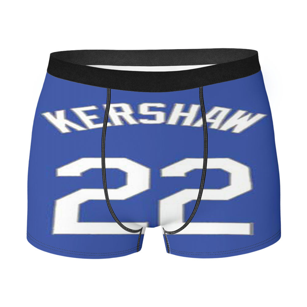 Clayton Kershaw Jersey Men'S Boxer Briefs