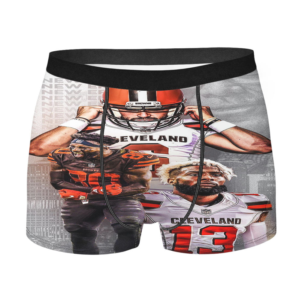 Cleveland Brown Odell Beckham Jr Men'S Boxer Briefs