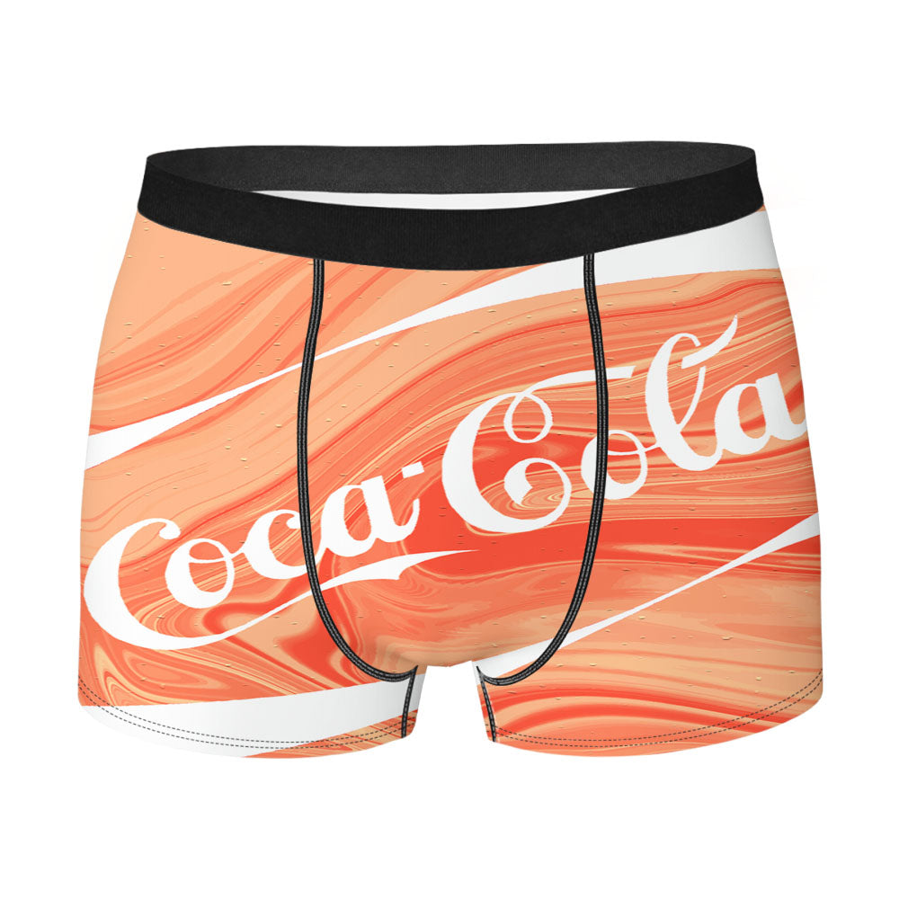 Coca-Cola Marble Pink Men'S Boxer Briefs