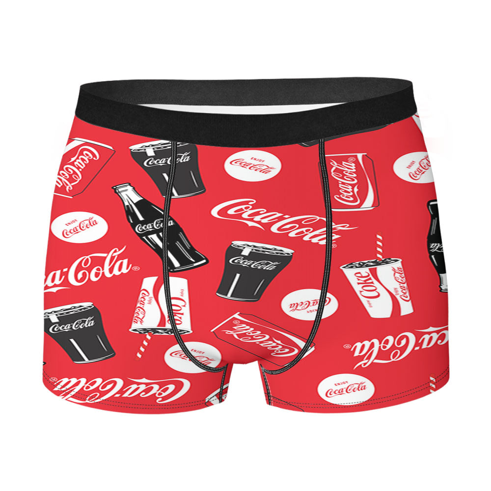 Coca Cola Bottle Can Allover Men'S Boxer Briefs