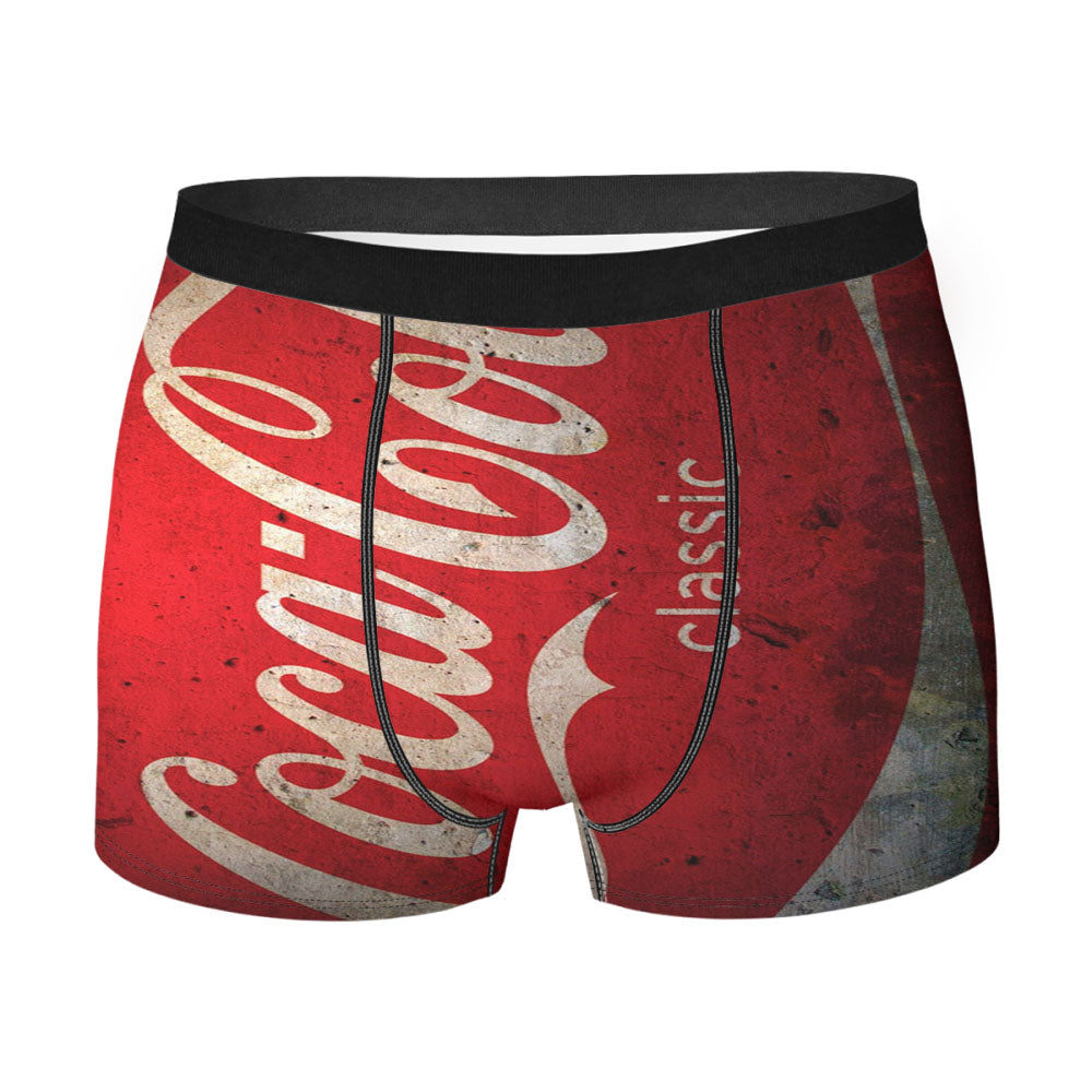 Coca Cola Classic Vintage Logo Red Men'S Boxer Briefs