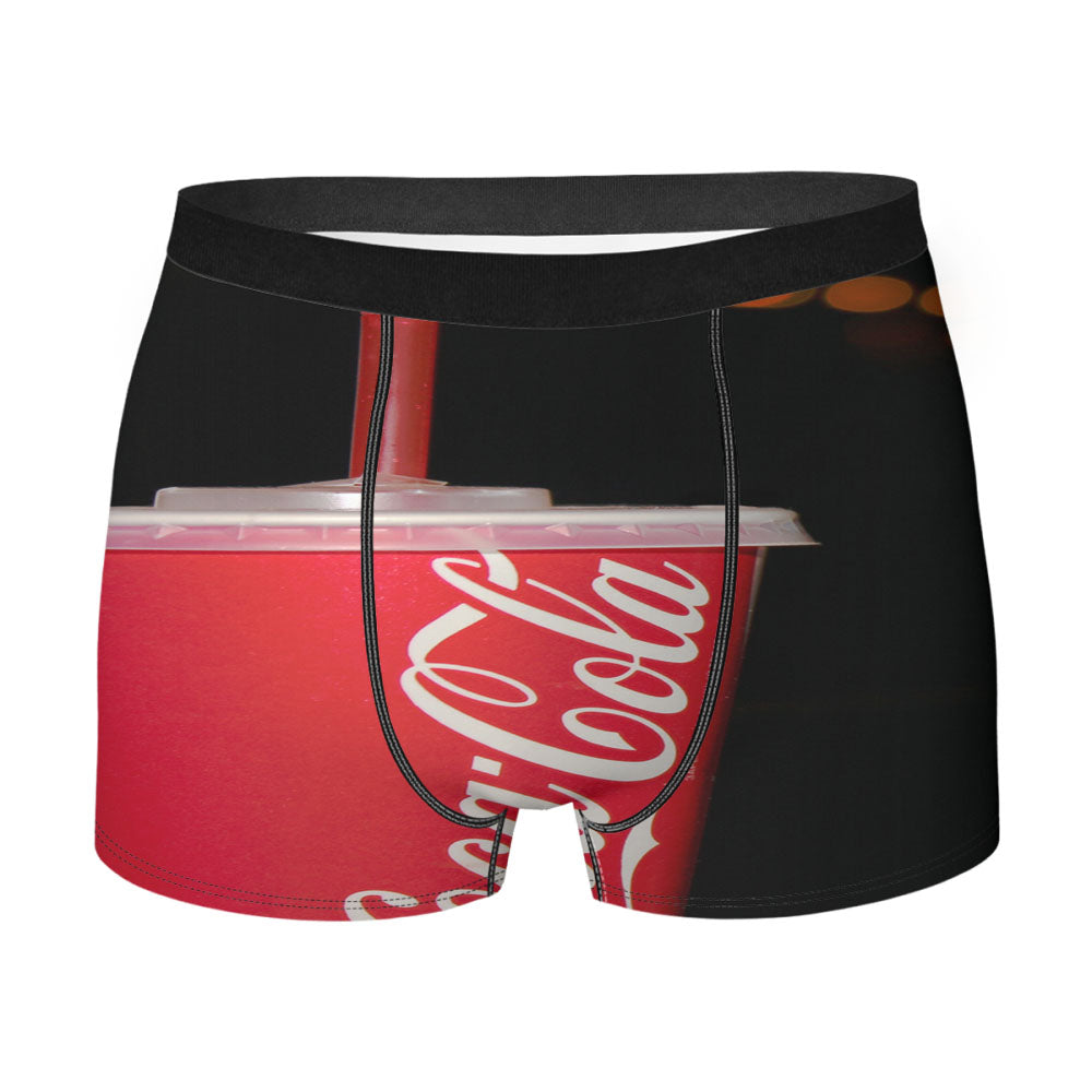 Coca Cola Hd Wallpaper Men'S Boxer Briefs