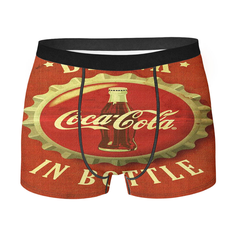 Coca Cola Vintage Men'S Boxer Briefs