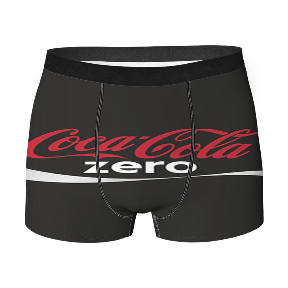 Coca Cola Zero Black Men'S Boxer Briefs
