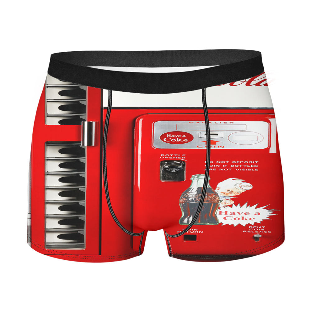 Cocacola Machine Men'S Boxer Briefs