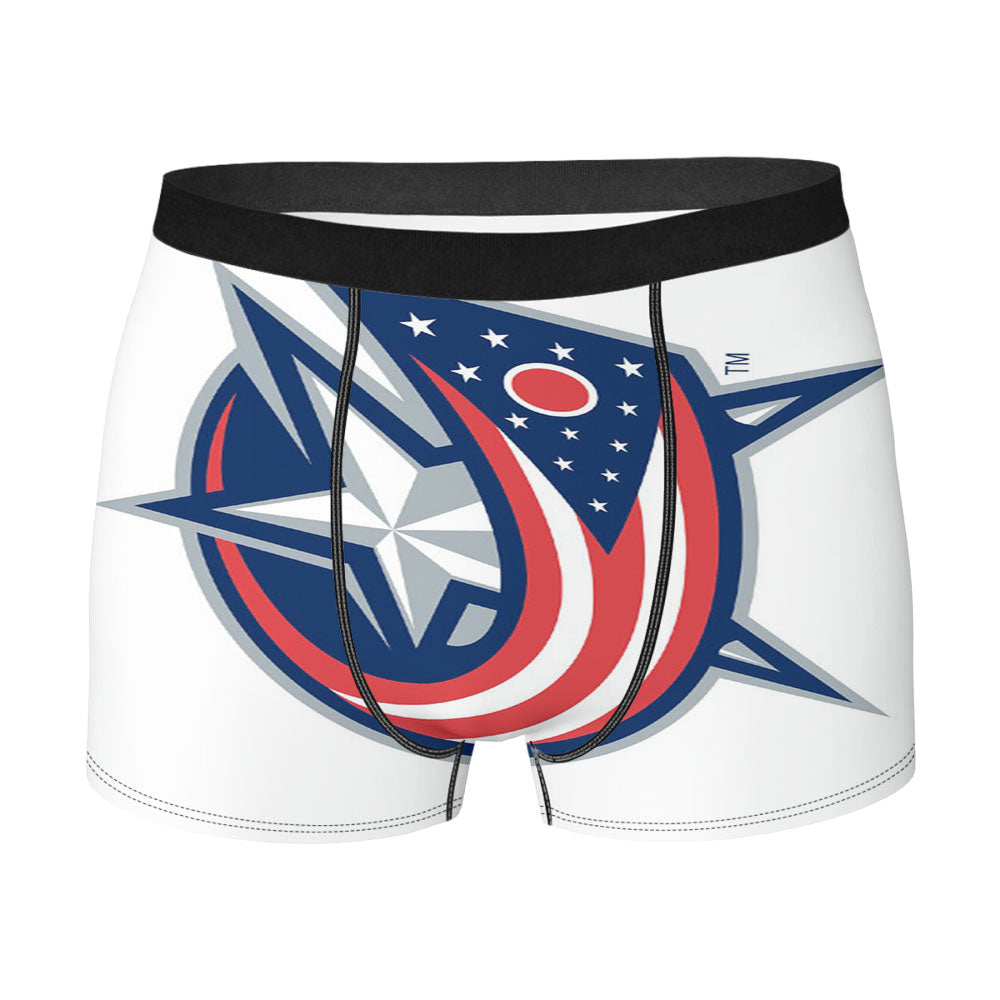 Columbus Blue Jackets Hockey1 Men'S Boxer Briefs