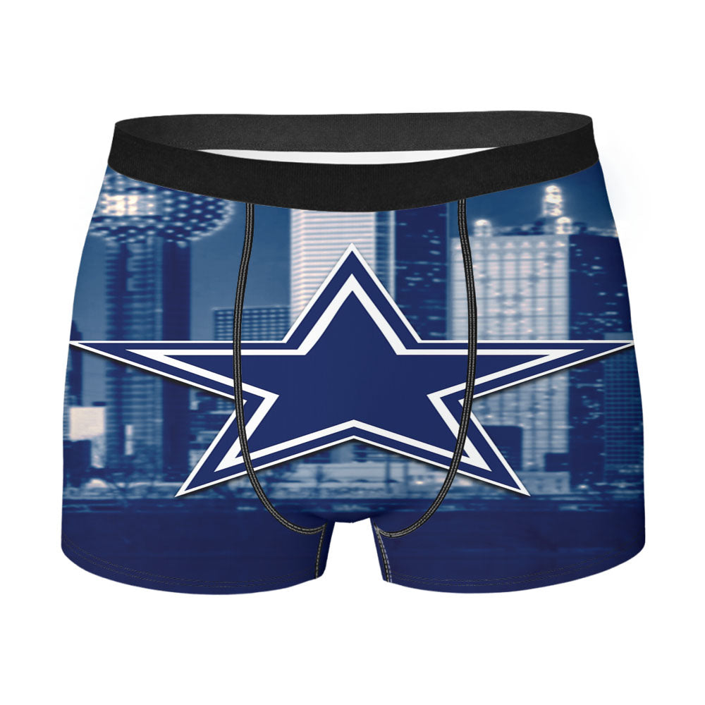 Dallas Cowboys City Themed Men'S Boxer Briefs