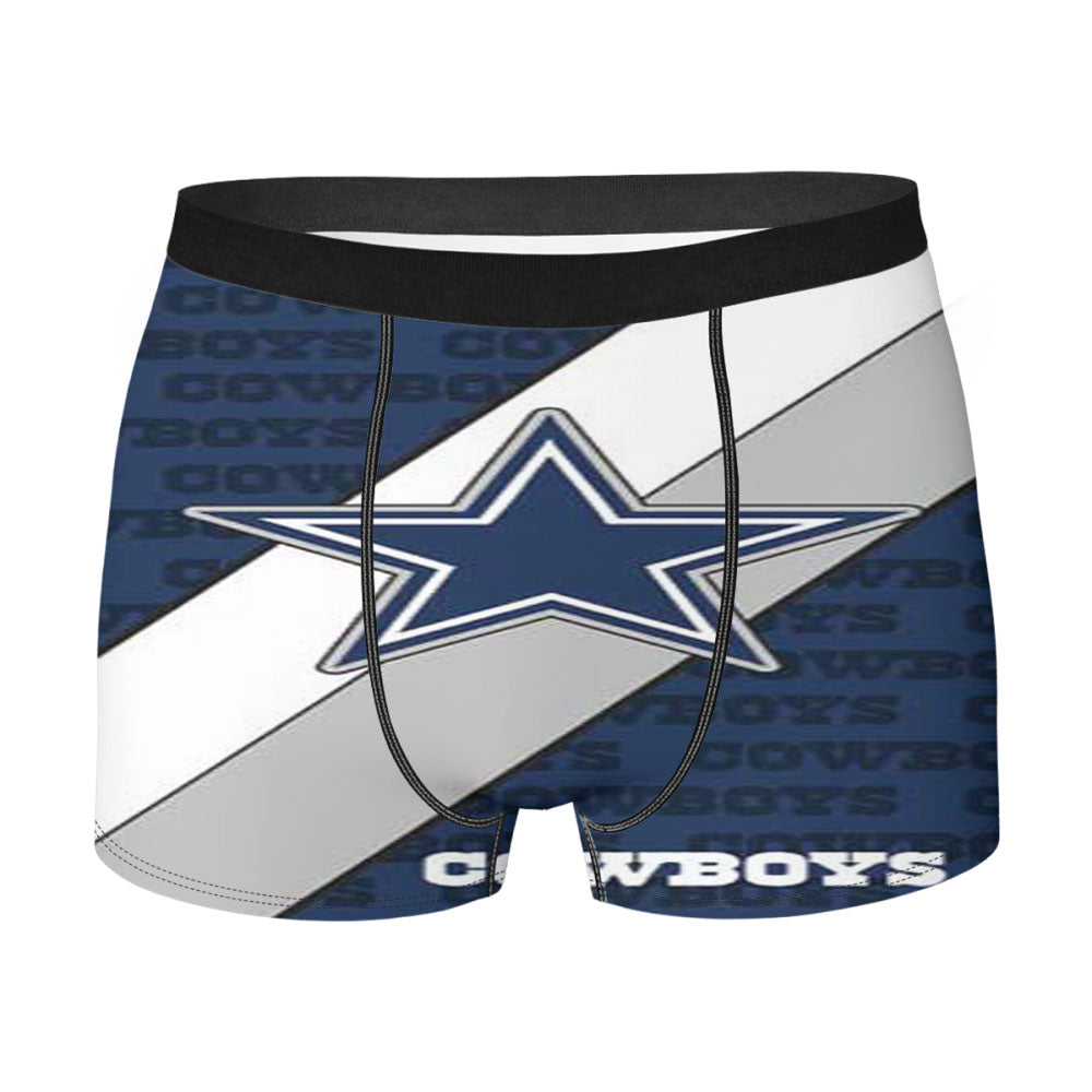 Dallas Cowboys Diagonal Men'S Boxer Briefs