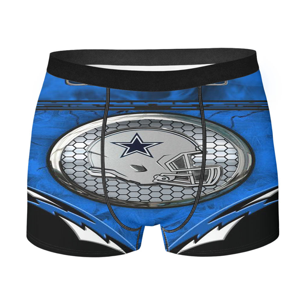 Dallas Cowboys Helmet Men'S Boxer Briefs