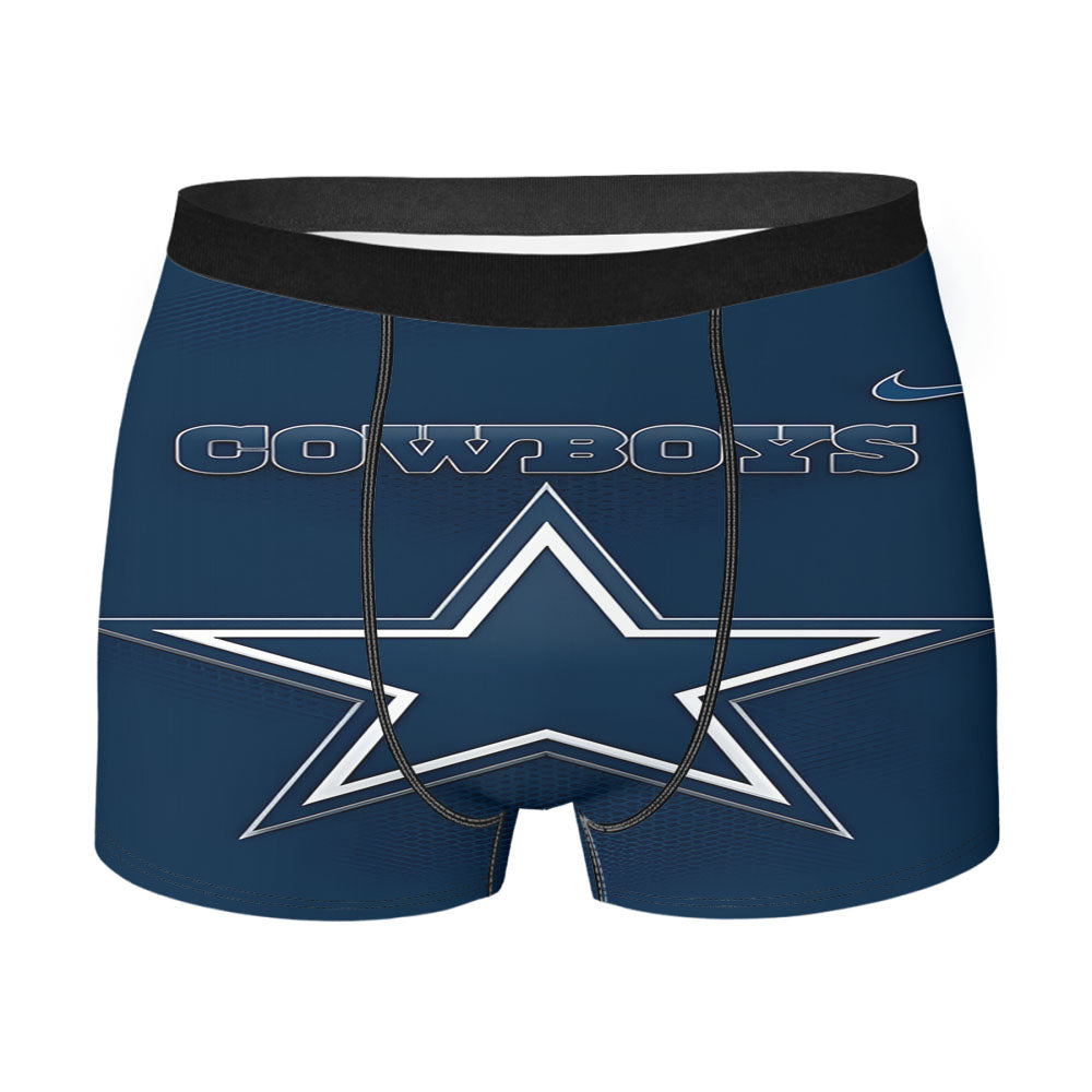 Dallas Cowboys Logo Nfl Men'S Boxer Briefs