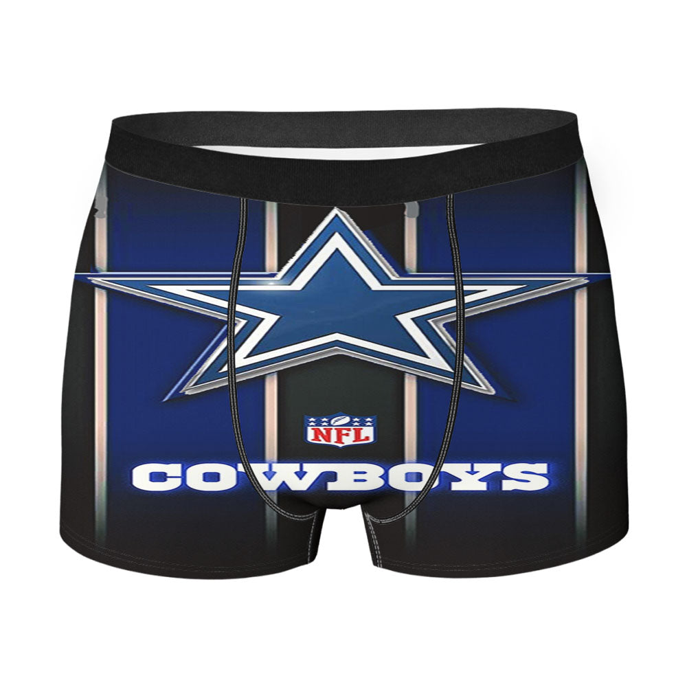 Dallas Cowboys Nfl Stripes New Men'S Boxer Briefs