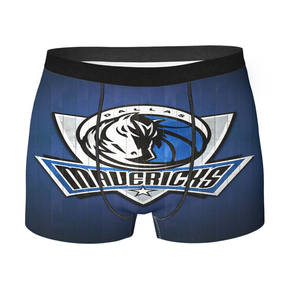 Dallas Mavericks Hardwood 2 Men'S Boxer Briefs