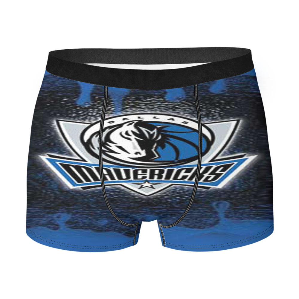 Dallas Mavericks Rough Bkg Men'S Boxer Briefs