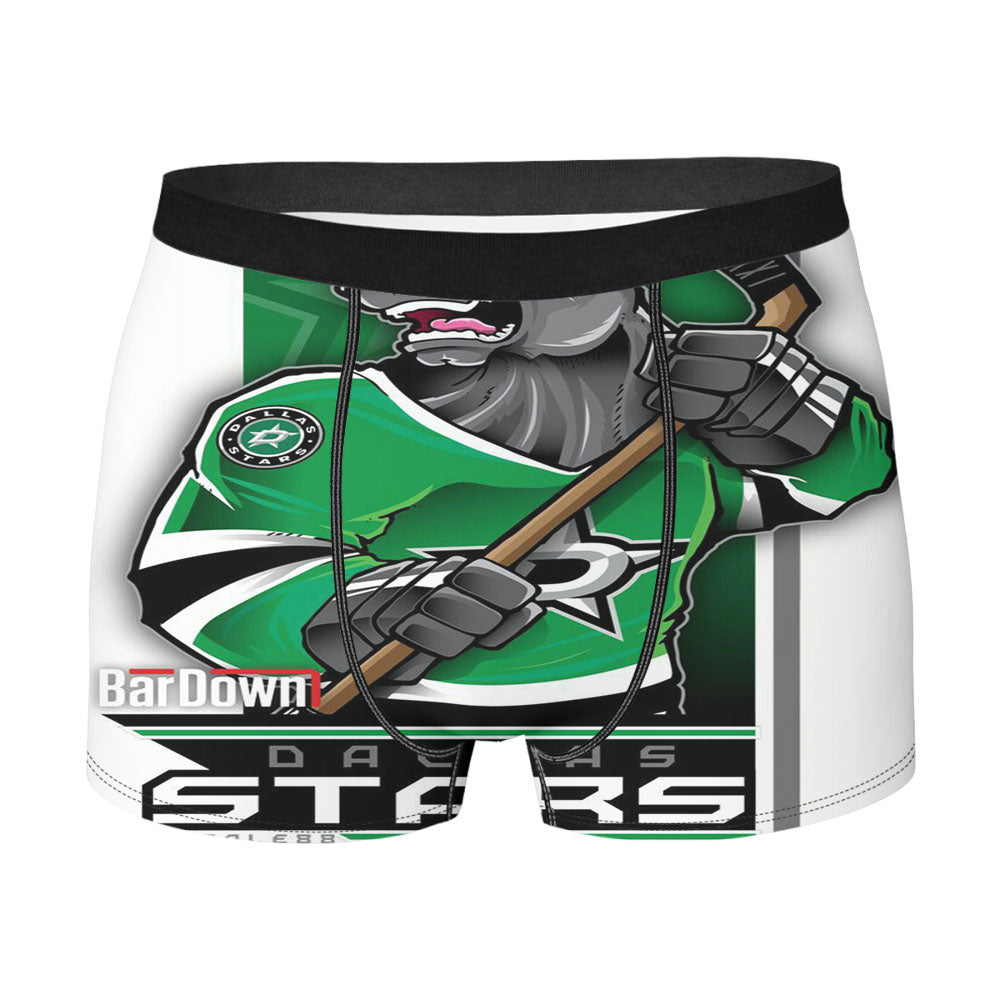 Dallas Stars Hockey Men'S Boxer Briefs