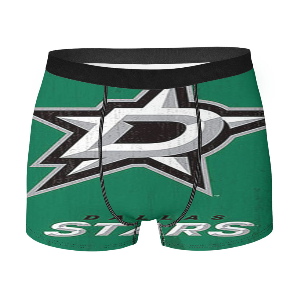 Dallas Stars Logo Men'S Boxer Briefs