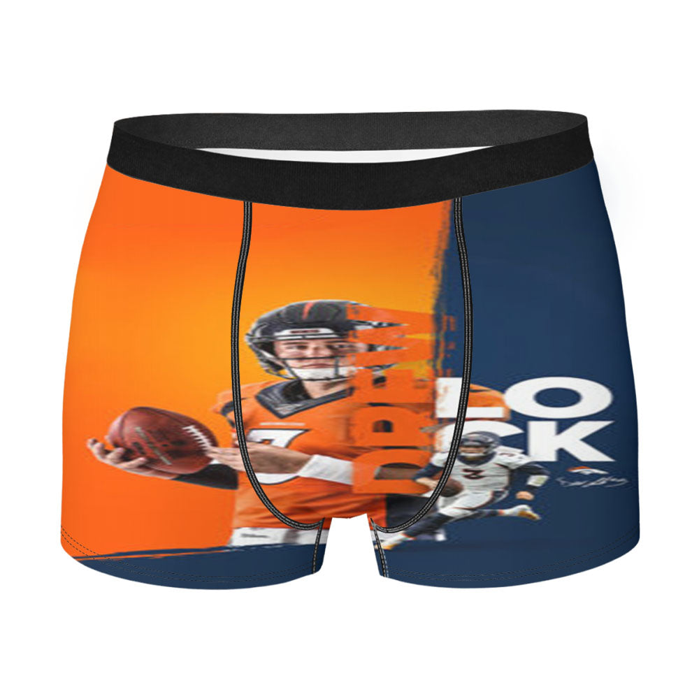 Denver Broncos Drew Lock Men'S Boxer Briefs