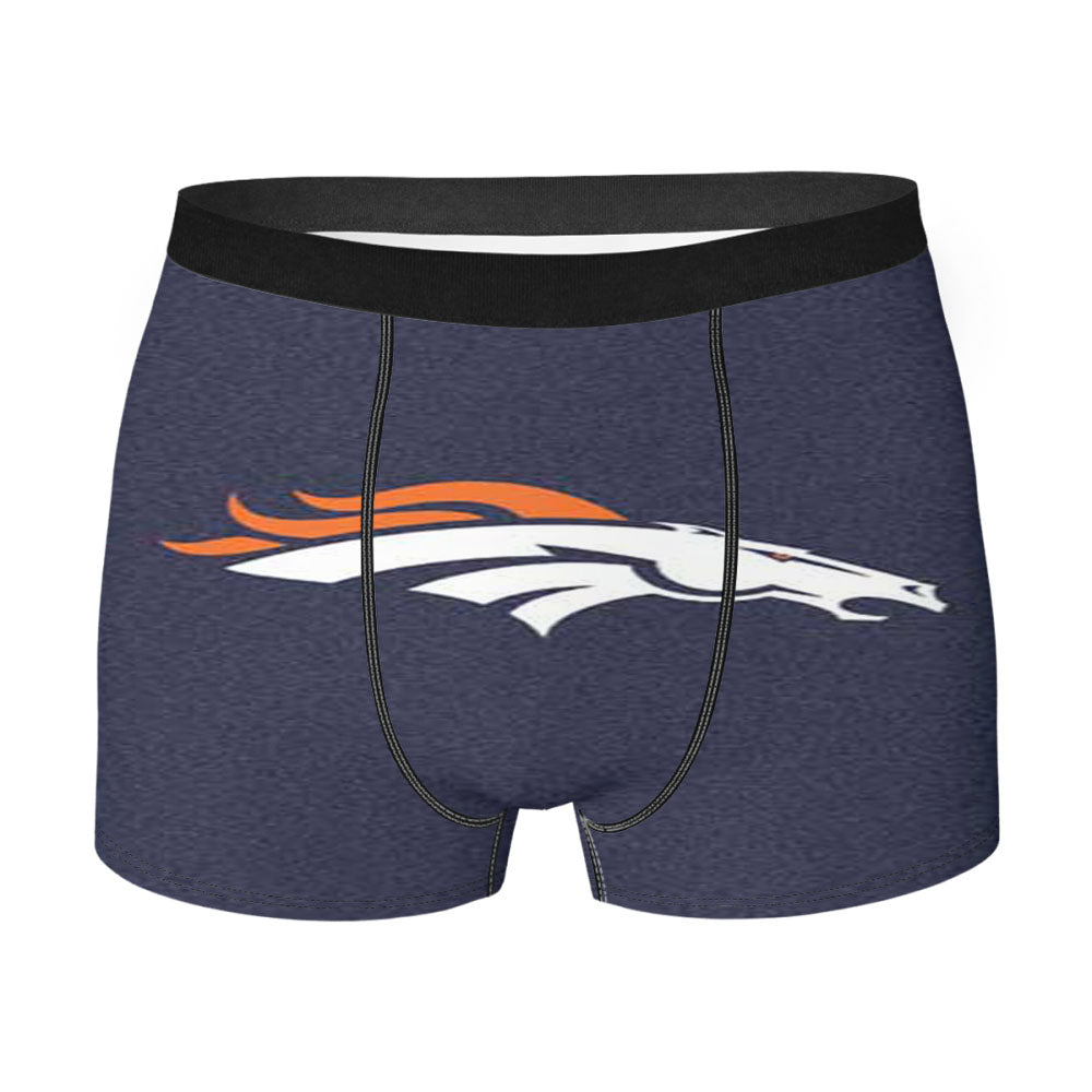 Denver Broncos Grainy Men'S Boxer Briefs