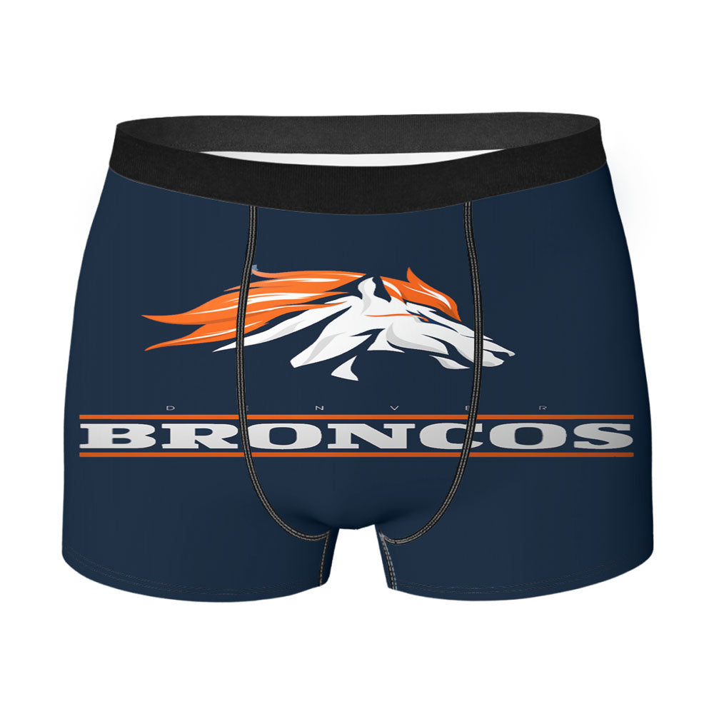 Denver Broncos Logo American Football Team Men'S Boxer Briefs