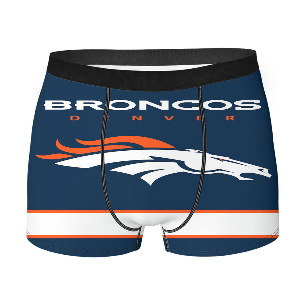 Denver Broncos Logo Wallpaper Men'S Boxer Briefs