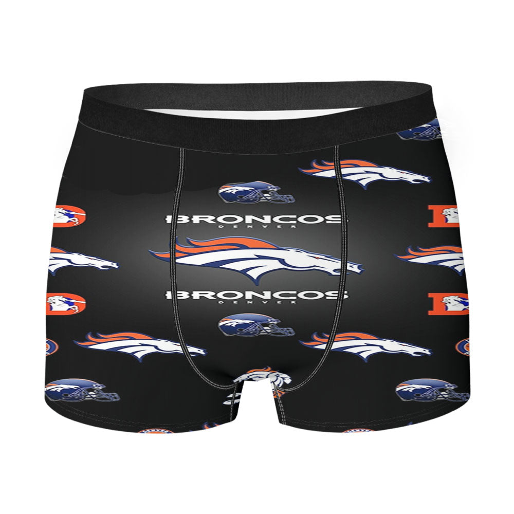 Denver Broncos Logos Men'S Boxer Briefs