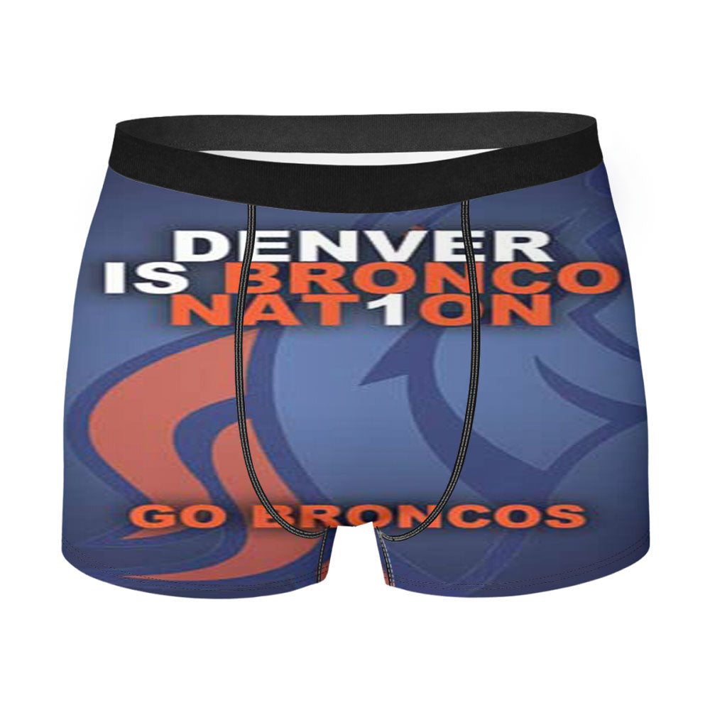 Denver Broncos Nat1On Men'S Boxer Briefs