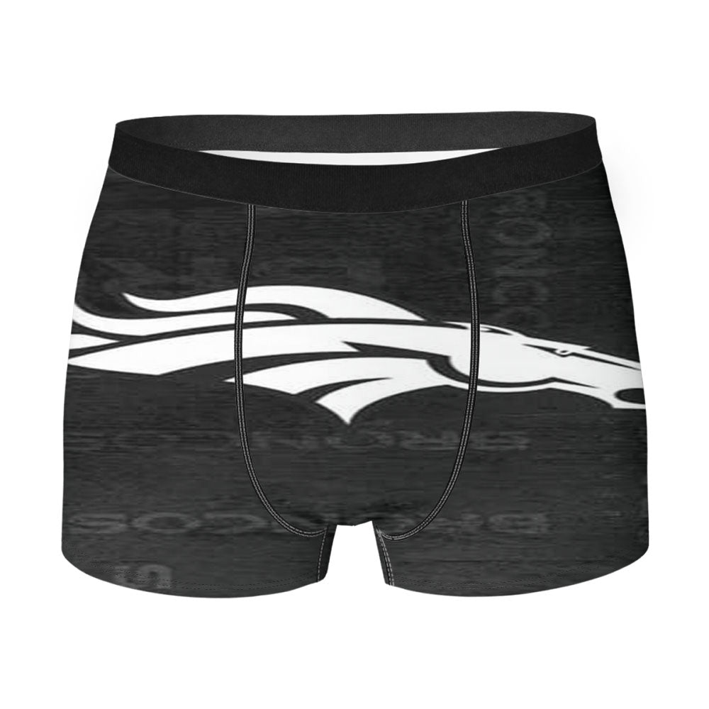 Denver Broncos Rough Grey Men'S Boxer Briefs