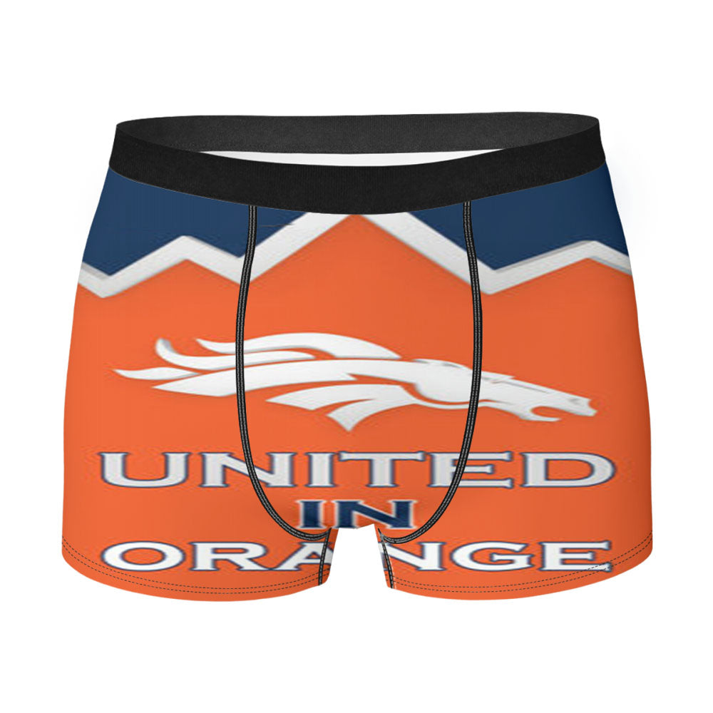 Denver Broncos United In Orange Men'S Boxer Briefs