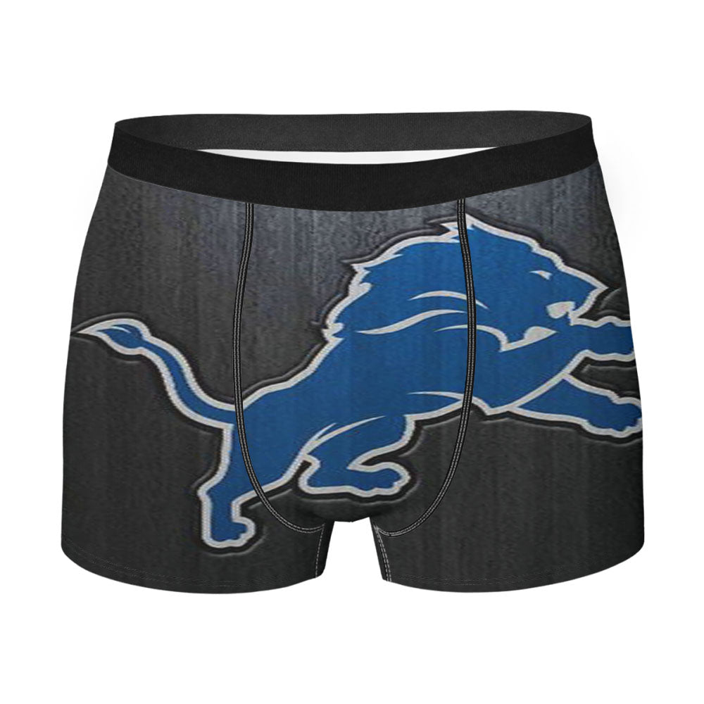 Detroit Lions Logo Men'S Boxer Briefs