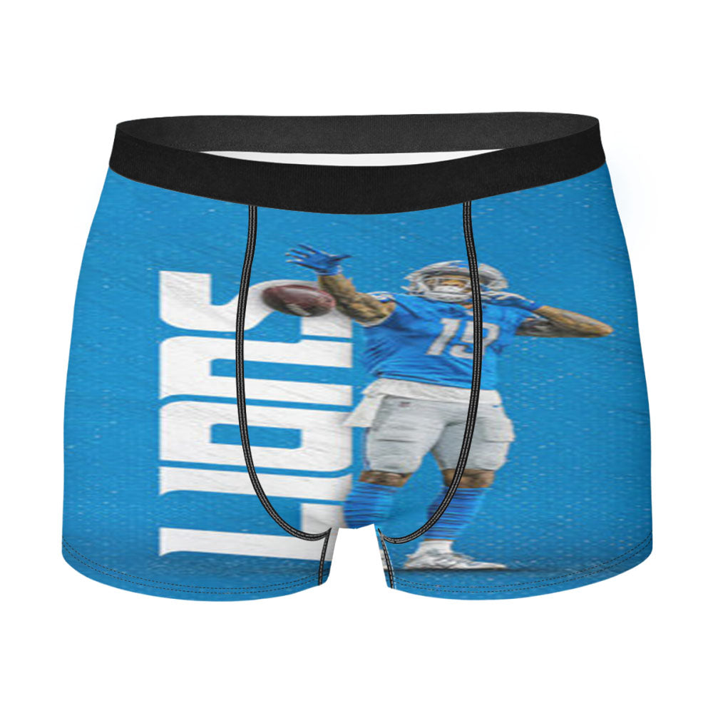 Detroit Lions Nfl Men'S Boxer Briefs