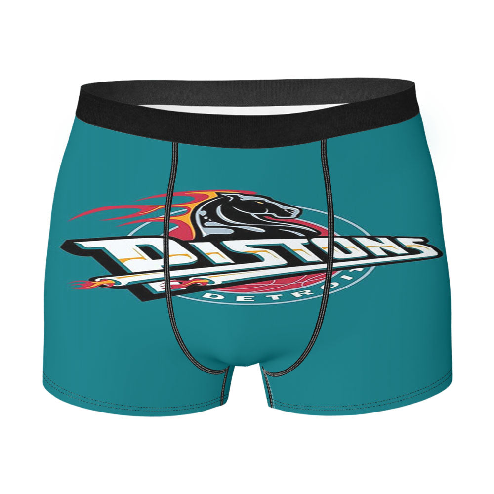 Detroit Pistons Logo Basketball Men'S Boxer Briefs