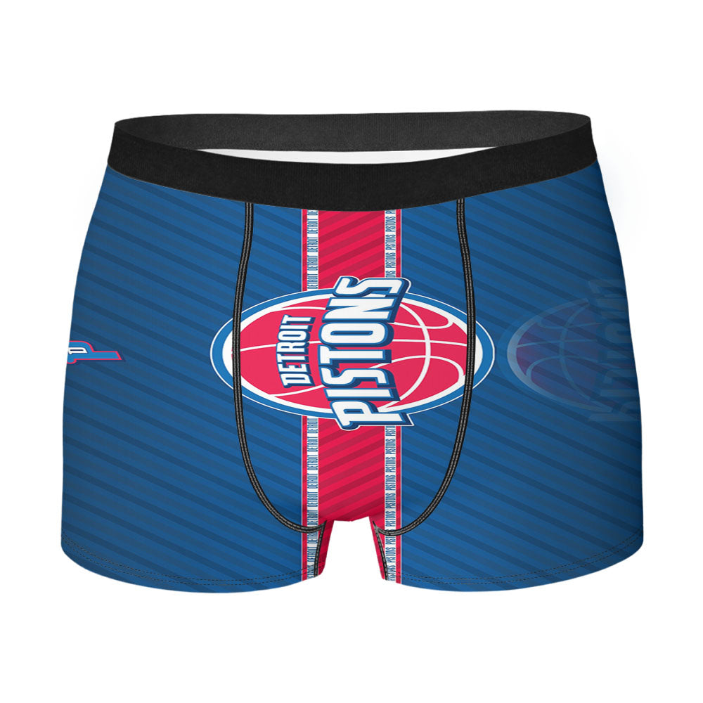 Detroit Pistons Wallpapers Men'S Boxer Briefs